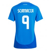 Italija Gianluca Scamacca #9 Domaci Dres za Ženska EP 2024 Kratak Rukav